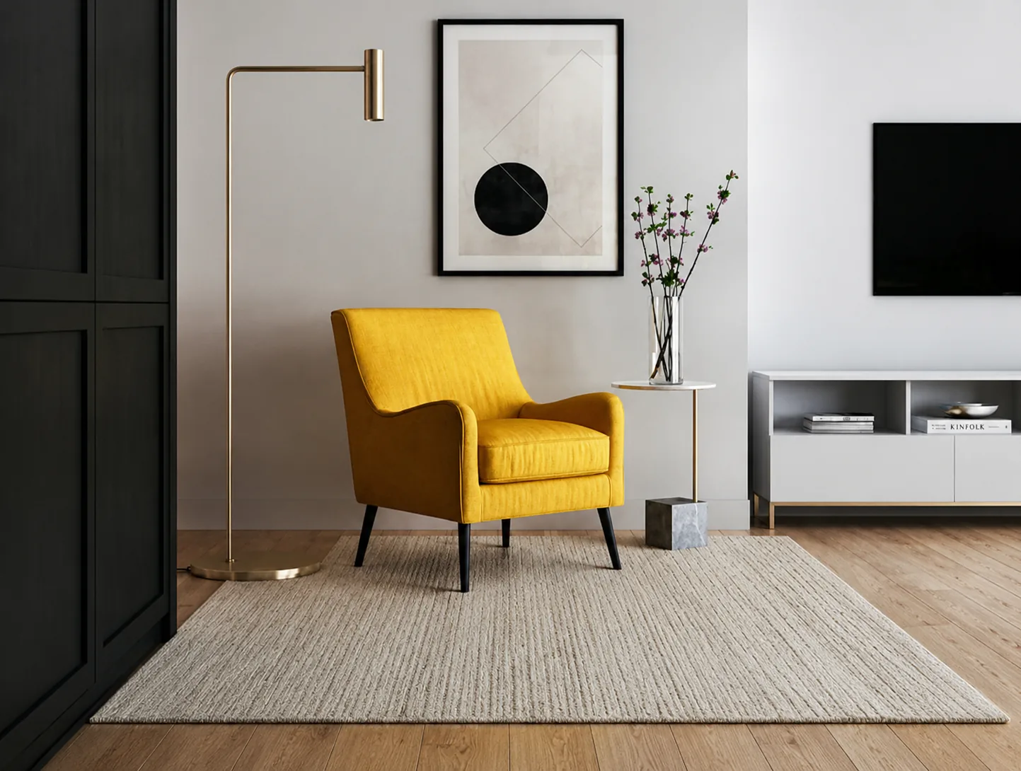 Modern Handcrafted Carpet