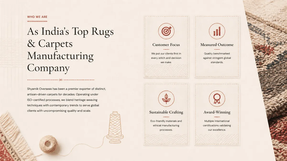 India's Top Rugs and Carpets Manufacturing Company